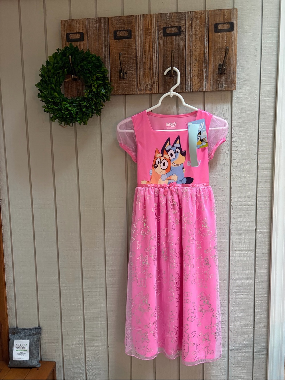 Target Pink Bluey & Friends Girls' Pajama Nightgown